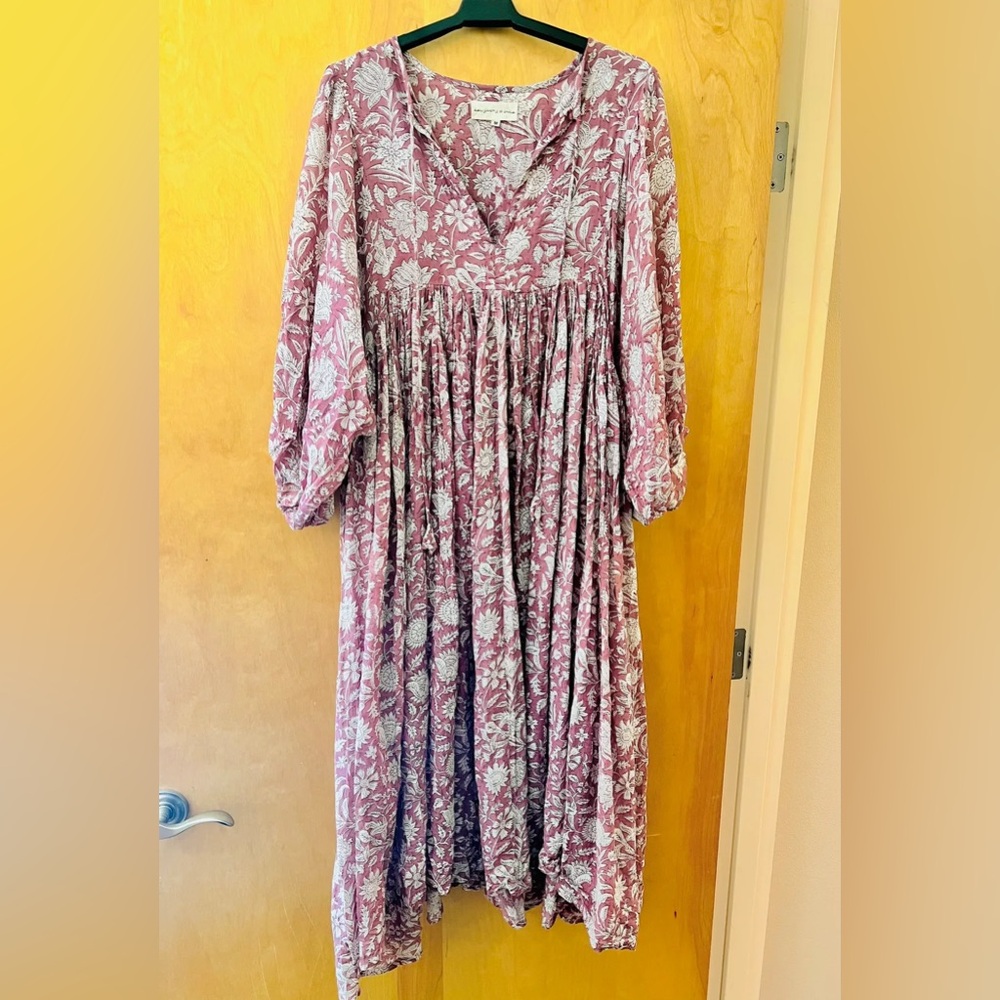 Daughters of India Kyra Midi Dress Musk